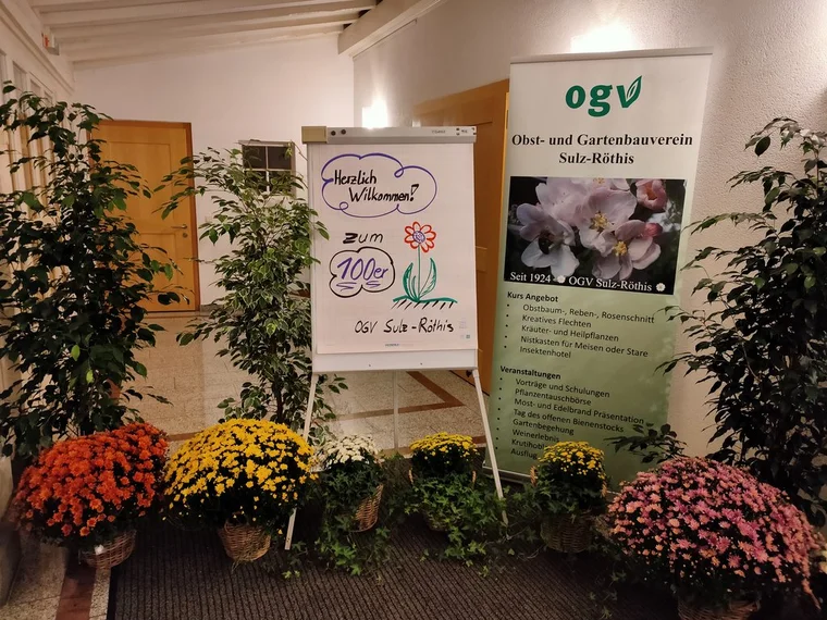 Willkommen zur OGV GV und Jubiläumsfeier